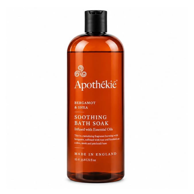 Apothekie Soothing Bath Soak 1L - Bergamot & Shea  
