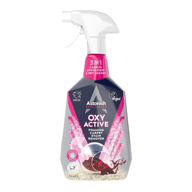 Astonish Specialist Oxy Active Foaming Carpet Stain Remover 750ml