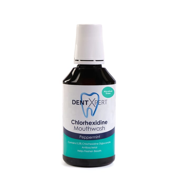 Dent X Pert Chlorhexidine Mouthwash Peppermint Alcohol Free 300ml