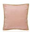 The Outdoor Edit Earthed Raffia Trim Cushion - Pink 