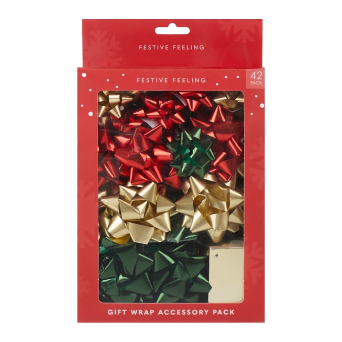 Festive Feeling Gift Wrap Accessory 42 Pack