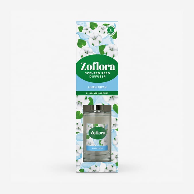 Zoflora Scented Reed Diffuser 100ml - Linen Fresh
