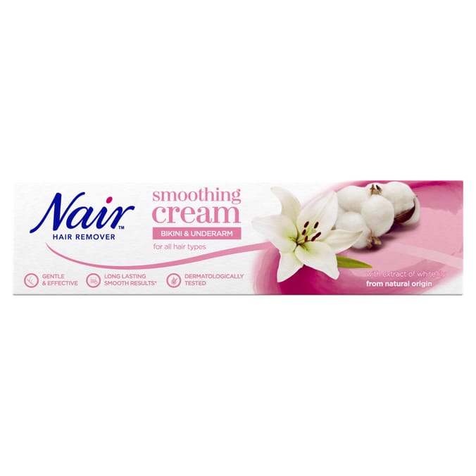 Nair Hair Remover Smoothing Cream Bikini & Underarm 100ml