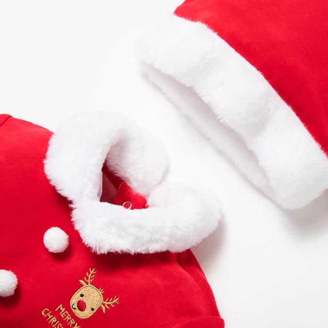 Festive Fun Baby Santa Dress Set 3 Pieces