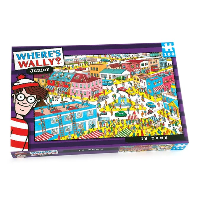 Where's Wally? Junior Puzzle 100 Pieces - In Town