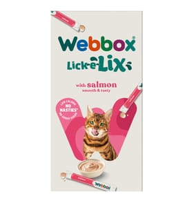 Webbox Lick-e-Lix with 4 x 15g - Salmon