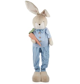 Easter Bunny XL Easter Plush Pull Up Rabbit - Blue