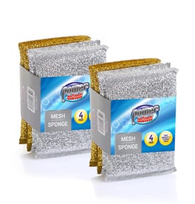 Power Action Mesh Sponge 4 Pack x2