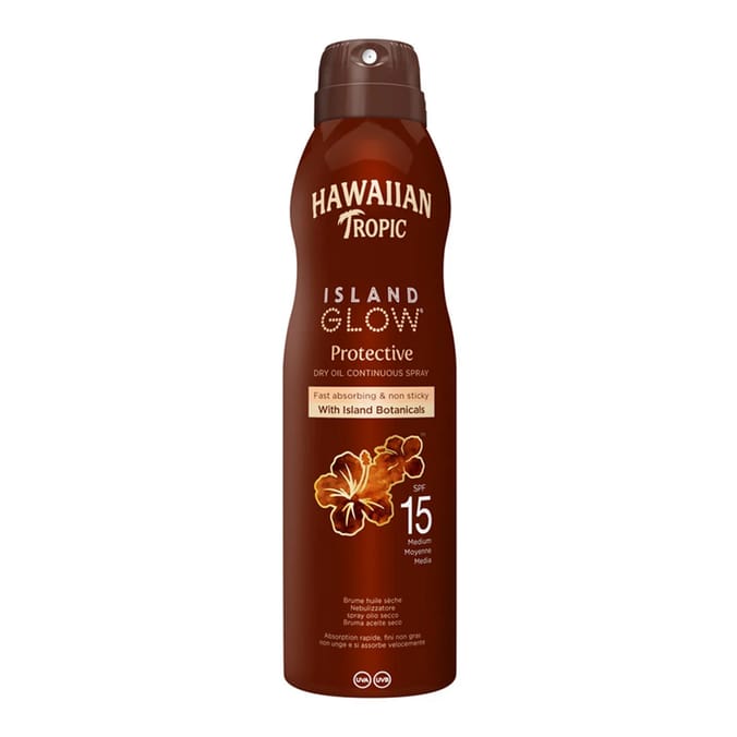 Hawaiian Tropic Protective Island Botanicals Oil Spray SPF15