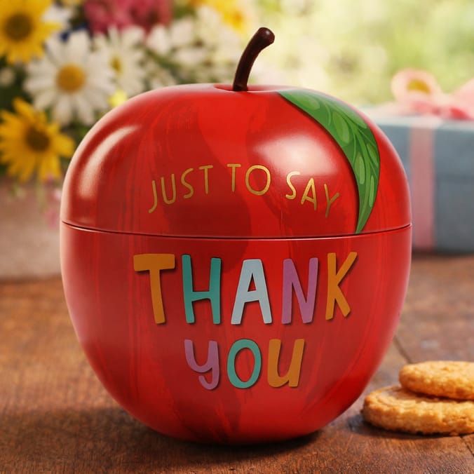 Just To Say Thank You Apple Biscuit Tin 57g