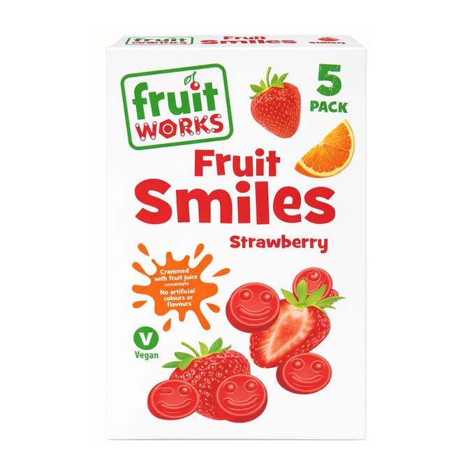 Fruit Works Fruit Smiles 90g