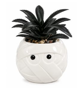 Mini Artificial Halloween Plant - Mummy