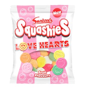 Swizzels Squashies Love Hearts 140g