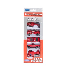 Welly Team Power Street Squad Vehicle Set 5 Pack