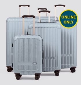  Super 5 Little Venice Hard Shell Suitcase Set of 5 - Grey