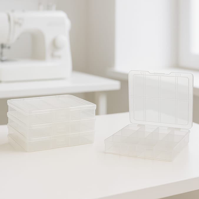 Hand Made With Love Small Storage Boxes 4 Pack