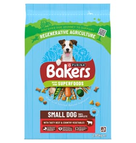 Bakers Superfoods Small Dog Beef Dry Dog Food 2.85kg