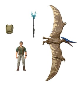 Jurassic World Rebirth Dr. Loomis & Pteranodon 3.75-inch Scale Figure Pack