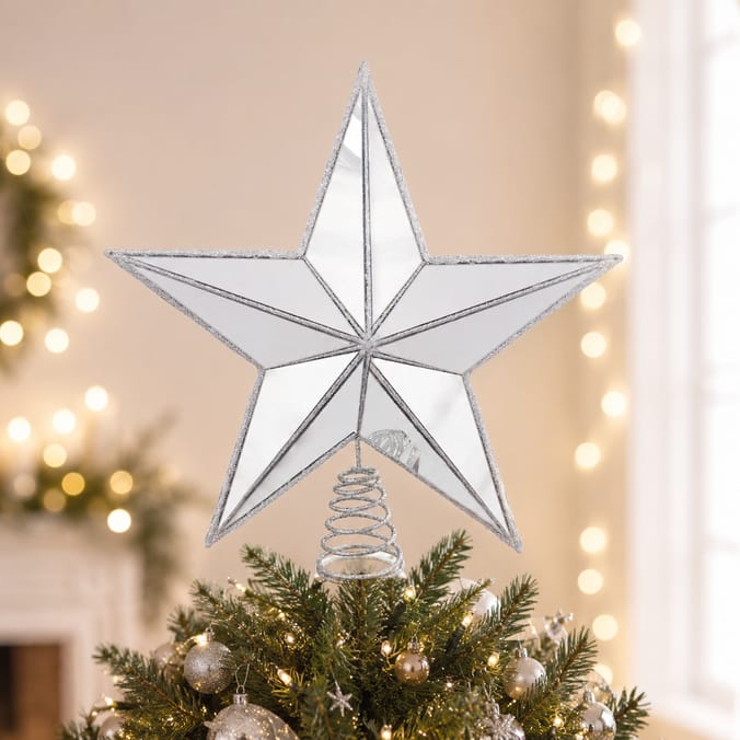 Festive Feeling Mirror Star Tree Topper