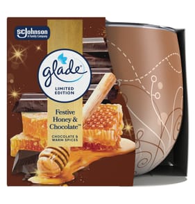Glade Scented Candle 108g Honey and Chocolate