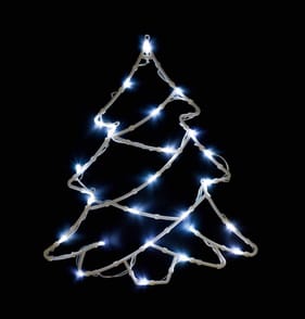  Prestige Battery Operated LED Tree Window Light 27cm - Cool White