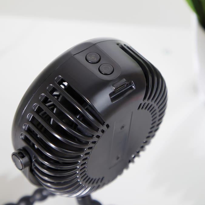 Pifco Flexi Grip Fan 4.5W - Black