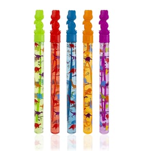 Bubble Tastic 5 Dinosaur Bubble Wands 