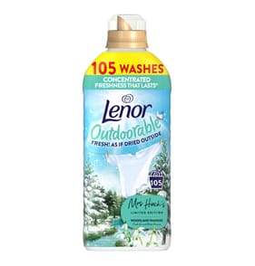 Lenor Mrs Hinch’s Woodland Wander Outdoorable Fabric Conditioner 105 Washes 1.47L - Fresh Air & White Flowers
