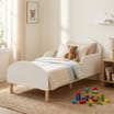 Liberty House Toys Toddler Bed and Table and Two Chairs Set - White