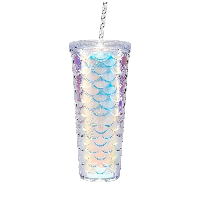 Iridescent Mermaid Tumbler