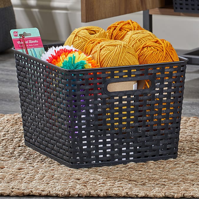 Utility Patterned Storage Basket