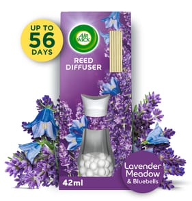  Air Wick Essential Oils Reeds Diffuser 42ml - Meadow & Bluebells 