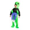 Hallow Scream Adult Inflatable Alien Costume - One Size