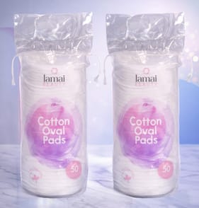 Cotton Soft Cotton Oval Pads 50s x2