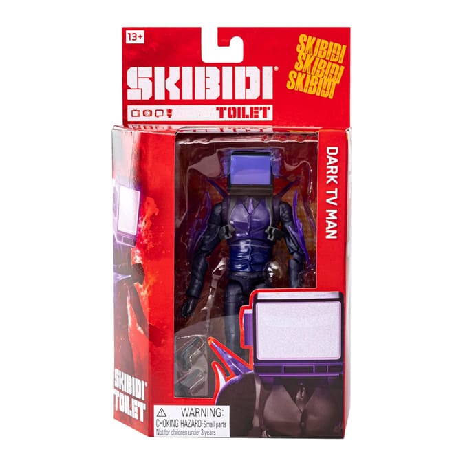 Skibidi Toilet Deluxe Figure - Dark TV Man