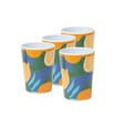 The Outdoor Living Collection Melamine 4 Summer Tumbler Set - Citrus
