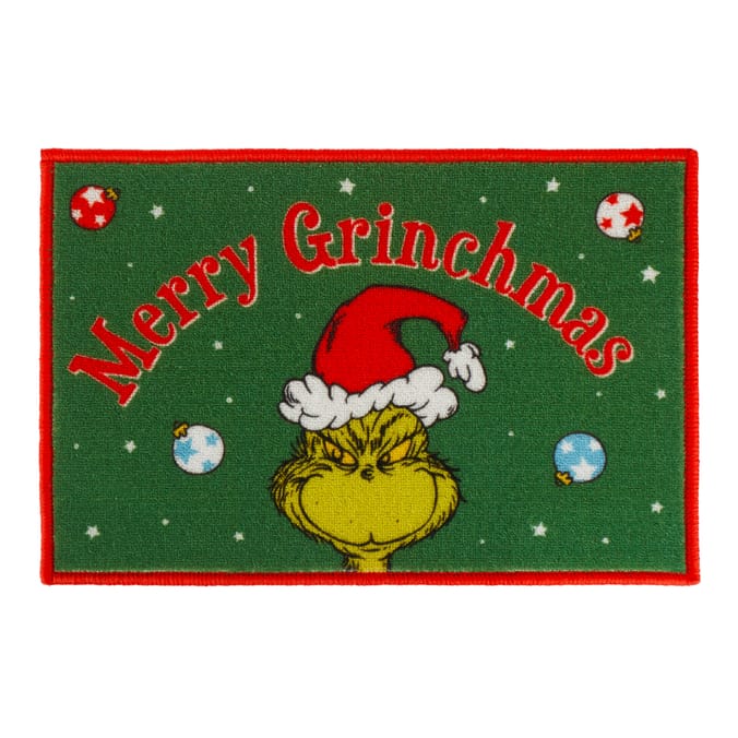 Merry Grinchmas Washable Door Mat