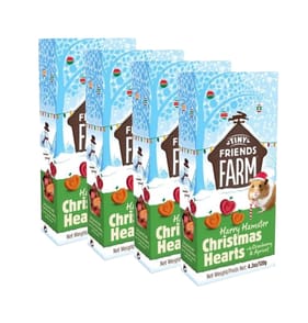 Tiny Friends Farm Harry Hamster Christmas Hearts 120g x4