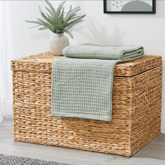 Escapism Organic Cotton Waffle Throw