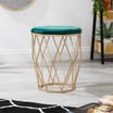 Home Collections Hexagon Metal Footstool