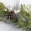 Festive Feeling 5ft Snowy Decorated Christmas Garland