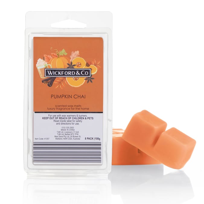 Wickford & Co Scented Wax Melts 8 Pack - Pumpkin Chai 