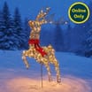 Prestige Mains Operated LED Iridescent Reindeer 1.16m