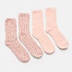 Originals Winter Ladies Popcorn Cosy Socks