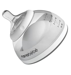 Nanobebe Breastmilk 150ml Bottle - Grey