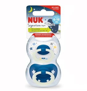Nuk Signature Soother 6-18m - Blue 