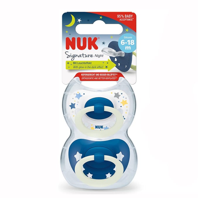 Nuk Signature Soother 6-18m - Blue