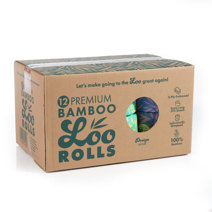 Premium Bamboo Loo Rolls 12 Pack