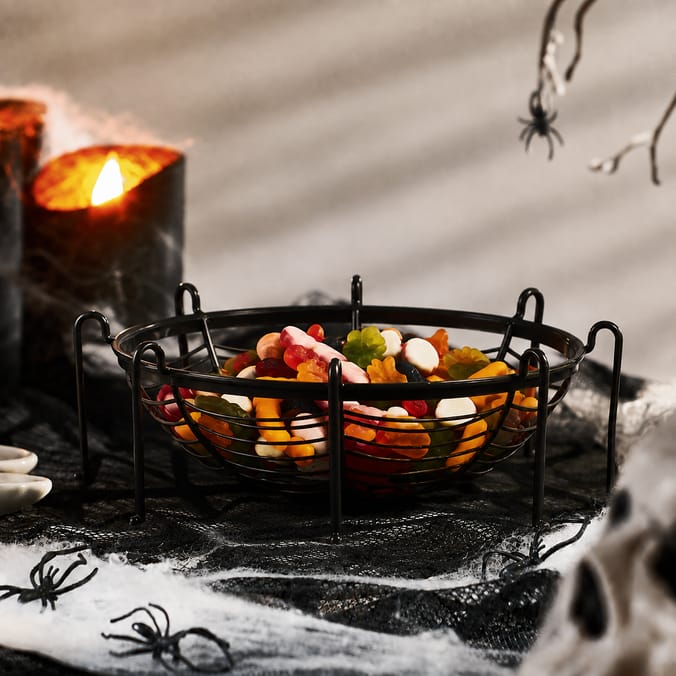 Haunted House Bowl With Spider Legs