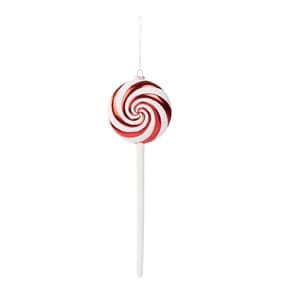 Winter Charm Glitter Candy Cane Lollipop